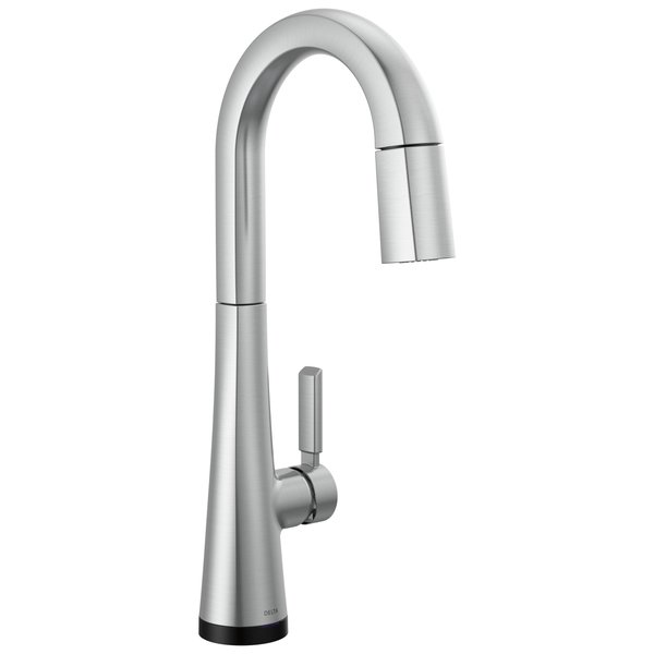 Delta Monrovia: Single Handle Pull-Down Bar/Prep Faucet With Touch2O Technology 9991T-AR-PR-DST